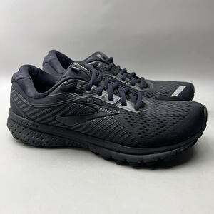 Brooks Ghost 12 Running Shoes Women Size 9 B Black Mesh Comfort Low Sneakers
